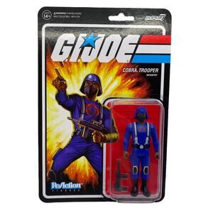G.I. Joe Cobra Trooper Infantry Reaction Figures Super 7 Hasbro 2021 New Sealed